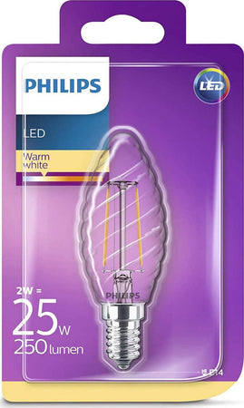 PHILIPS---LAMPADINA-LED-TORTIGLIONE-CHIARA-FILAMENTO-25W-E14-250-LUMEN