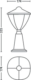 PHILIPS---ROBIN-PALO-LED-BASSO-NERO-4,5W