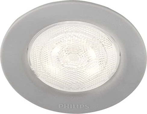 PHILIPS---SPOT-GRIGIO-DA-INCASSO-LUCE-CALDA-BIANCA-LED-3WATT