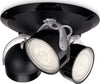 Philips-532333016-Dyna-Lampada-con-3-Faretti-a-LED,-Nero-[Classe-di-efficienza-energetica-A]