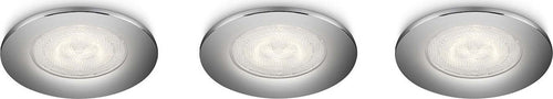 Philips-591001116-Sceptrum-Set-di-3-Faretti-a-LED-da-Incasso,-Cromo-[Classe-di-efficienza-energetica-A]