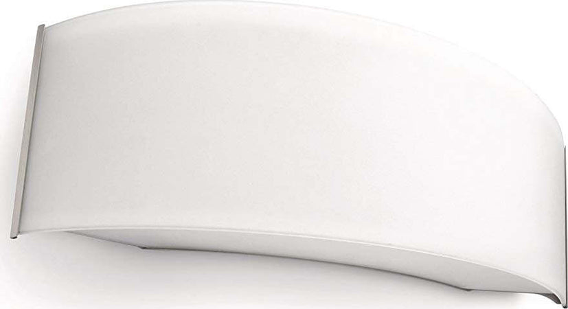 Philips-Arrow-Lampada-da-Parete-Nickel,-Lampadina-Inclusa-[Classe-di-efficienza-energetica-C]