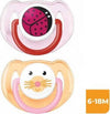 PHILIPS AVENT Succhietti Animali Decorati 6-18m 2 pezzi Ciuccio per Bambine Neonate Rosa Coccinella Gattino Succhietti Sanitaria Gioia del Bimbo - Villa San Giovanni, Commerciovirtuoso.it