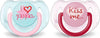 PHILIPS AVENT Succhietto Love Papà / Kiss me 6-18 M Love Fashion 2 pezzi Succhietti Sanitaria Gioia del Bimbo - Villa San Giovanni, Commerciovirtuoso.it