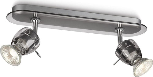 PHILIPS-BARRA-SPOT-2-LUCI-NERA-50W
