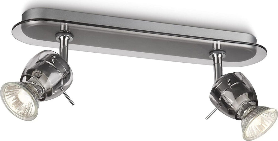 PHILIPS-BARRA-SPOT-2-LUCI-NERA-50W