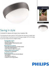 PHILIPS-ECOMOODS---APPLIQUE-DA-ESTERNO-1X38W-ANTRACITE-GREY-16919/93/16