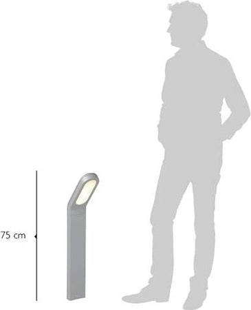 PHILIPS-ECOMOODS---LAMPADA-DA-TERRA-PER-ESTERNI-ANTRACITE-GREY-11W-16908/93/16