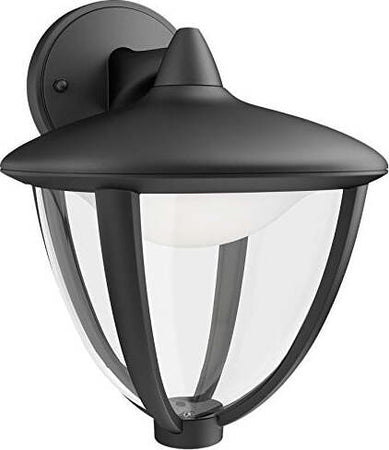 PHILIPS-MYGARDEN-OUTDOOR-WALL-LIGHT-BLACK-ROBIN-LAMPADA-DA-PARETE-LED