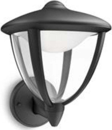 PHILIPS-MYGARDEN-OUTDOOR-WALL-LIGHT-BLACK-ROBIN-NERA-LED