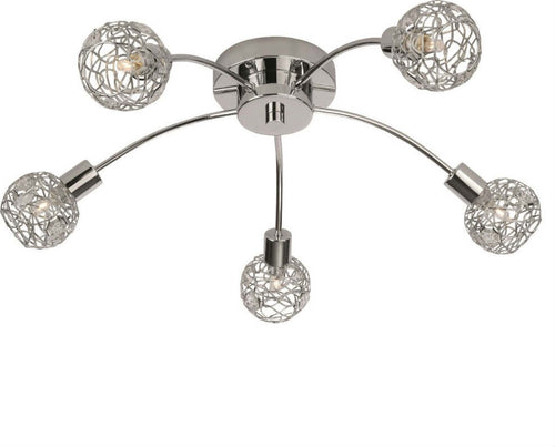 PHILIPS-MYLIVING---FARETTO-CROMATO-5-LUCI-G9-MAX-28W_