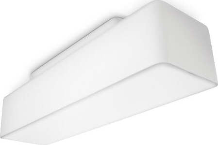 Philips-Peace-Lampada-da-Soffitto,-Barrain-Metallo,-Lampadina-RE-11-W-Inclusa,-Bianco,-28.6-cm-[Classe-di-efficienza-energetica-A]