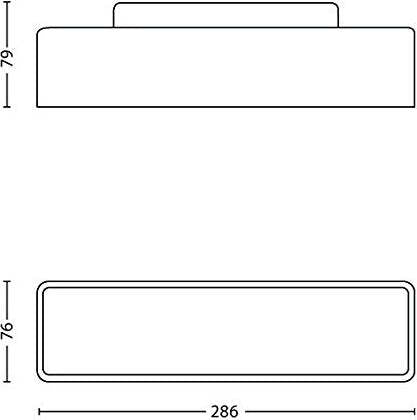 Philips-Peace-Lampada-da-Soffitto,-Barrain-Metallo,-Lampadina-RE-11-W-Inclusa,-Bianco,-28.6-cm-[Classe-di-efficienza-energetica-A]