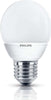 Philips-S10YSF7B1-Lampadina-a-Risparmio-Energetico,-Sferica-Smerigliata,-7W-(Corrispondenti-a-30W),-Attacco-Piccolo-E27,-Luce-Bianca-Calda-[Classe-di-efficienza-energetica-A]