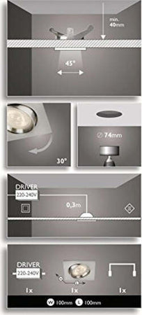 Philips-SmartSpot-Spot-da-Incasso,-3-Spot,-Cromo-Matt-[Classe-di-efficienza-energetica-A]
