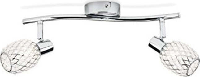 PHILIPS-SPOT-DELTOID-CHORME-DA-PARETE-E-SOFFITTO-ESSENTIALS-CROMATO-2XG9---28W