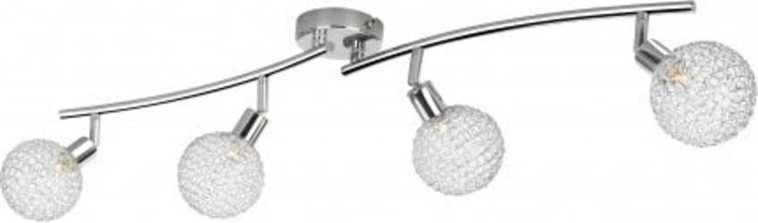 PHILIPS-SPOT-LIGHT-NET-4-LUCE-A-MURO-CROMATO-IN-METALLO-4xG9---4X28w