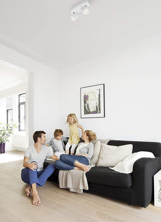 Philips-Star-Lampada-con-2-Faretti,-LED,Alluminio,-Bianco-[Classe-di-efficienza-energetica-A]