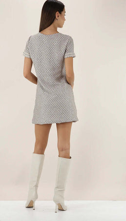 PHO-Firenze-|-Abito-corto-in-maglia-lurex