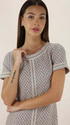 PHO-Firenze-|-Abito-corto-in-maglia-lurex