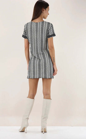 PHO-Firenze-|-Abito-corto-in-maglia-lurex