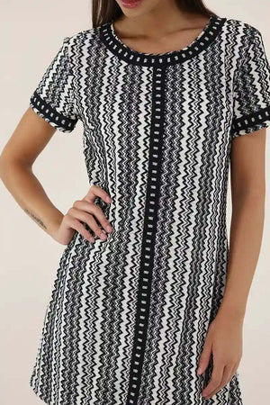 PHO-Firenze-|-Abito-corto-in-maglia-lurex