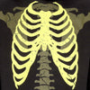 PHOBIA-Felpa-Leggera-Cappuccio-Uomo-Bones-Hoodie-Black/green/light-Green-da-uomo