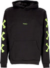 PHOBIA-Felpa-Leggera-Cappuccio-Uomo-Cross-Bones-Hoodie-Black/green-da-uomo