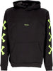 PHOBIA-Felpa-Leggera-Cappuccio-Uomo-Cross-Bones-Hoodie-Black/green-da-uomo