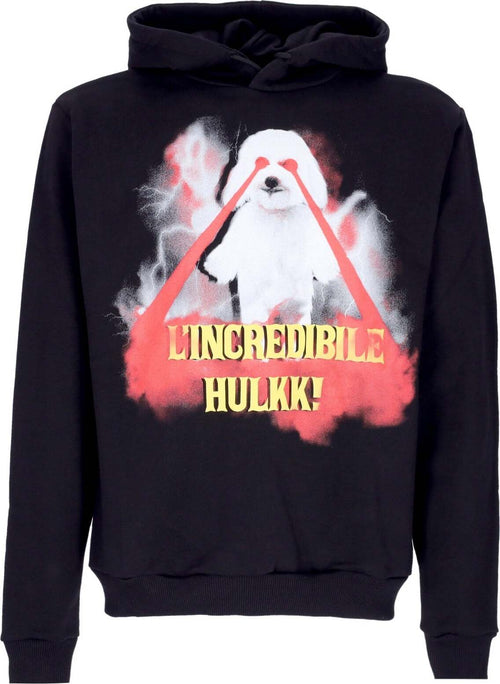 PHOBIA-Felpa-Leggera-Cappuccio-Uomo-Dog-Hoodie-X-Dani-Faiv-Black-da-uomo