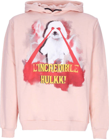 PHOBIA-Felpa-Leggera-Cappuccio-Uomo-Dog-Hoodie-X-Dani-Faiv-Pink-da-uomo