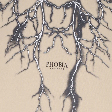 PHOBIA-Felpa-Leggera-Cappuccio-Uomo-Lightning-Hoodie-Beige/black-da-uomo