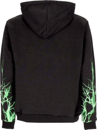 PHOBIA-Felpa-Leggera-Cappuccio-Uomo-Lightning-Hoodie-Black/green-da-uomo