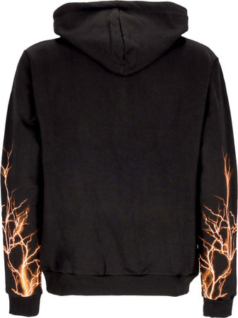 PHOBIA-Felpa-Leggera-Cappuccio-Uomo-Lightning-Hoodie-Black/orange-da-uomo
