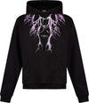 PHOBIA-Felpa-Leggera-Cappuccio-Uomo-Lightning-Hoodie-Black/purple/grey-da-uomo