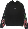 PHOBIA-Felpa-Leggera-Cappuccio-Uomo-Lightning-Hoodie-Black/red/green-da-uomo