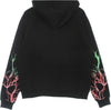 PHOBIA-Felpa-Leggera-Cappuccio-Uomo-Lightning-Hoodie-Black/red/green-da-uomo