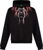 PHOBIA-Felpa-Leggera-Cappuccio-Uomo-Lightning-Hoodie-Black/red/grey-da-uomo
