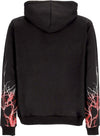 PHOBIA-Felpa-Leggera-Cappuccio-Uomo-Lightning-Hoodie-Black/red/grey-da-uomo