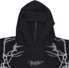 PHOBIA-Felpa-Leggera-Cappuccio-Uomo-New-Lightning-Balaclava-Hoodie-Black/grey-da-uomo