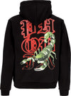 PHOBIA-Felpa-Leggera-Cappuccio-Uomo-Scorpion-Hoodie-Black/green-da-uomo