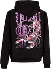 PHOBIA-Felpa-Leggera-Cappuccio-Uomo-Scorpion-Hoodie-Black/purple-da-uomo