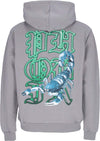 PHOBIA-Felpa-Leggera-Cappuccio-Uomo-Scorpion-Hoodie-Grey/petroleum-da-uomo