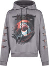 PHOBIA-Felpa-Leggera-Cappuccio-Uomo-Shark-Print-Hoodie-Grey-da-uomo
