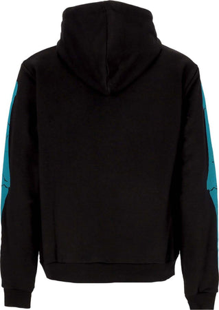 PHOBIA-Felpa-Leggera-Cappuccio-Uomo-Skeleton-Print-Hoodie-Black/petrolium-da-uomo