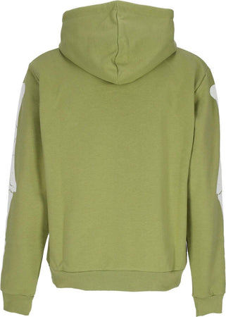 PHOBIA-Felpa-Leggera-Cappuccio-Uomo-Skeleton-Print-Hoodie-Green/white-da-uomo