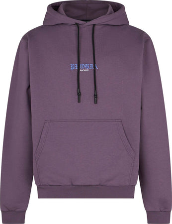 PHOBIA-Felpa-Leggera-Cappuccio-Uomo-Skull-Print-Hoodie-Purple-da-uomo