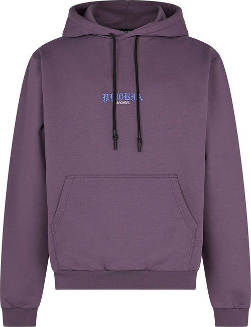 PHOBIA-Felpa-Leggera-Cappuccio-Uomo-Skull-Print-Hoodie-Purple-da-uomo