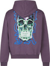 PHOBIA-Felpa-Leggera-Cappuccio-Uomo-Skull-Print-Hoodie-Purple-da-uomo