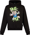 PHOBIA-Felpa-Leggera-Cappuccio-Uomo-Tdc-Hug-Print-Hoodie-X-Testa-Di-Chezzo-Black-da-uomo